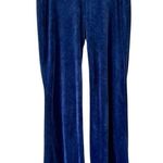 Juicy Couture OG Bling Rhinestone Velour Track Pants in Regal Blue Photo 1