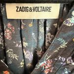 Zadig & Voltaire  Black and White Asymmetrical Sundress with Dolman Sleeves Photo 5