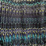 Krazy Kat Vintage Y2K Boho Chiffon Prairie Maxi Skirt Plisse Pleated Semi Sheer Photo 2