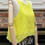 Hommage Los Angeles yellow tank with black lace / S / Excellent condition Photo 5