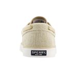 Sperry Top Sider 6.5 Pier Boat Champagne Gold Sparkles Canvas Slip On Sneakers Photo 2