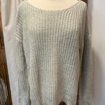 Sparkle & Fade Criss Cross back Oversized Sweater Photo 0