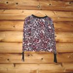 Joie NWOT
 Floral Cropped Sweatshirt Thumbholes Photo 3