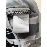 New York & Co Stretch Striped Wide Leg Trouser Pant Black Size 6 Photo 9