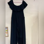 Banana Republic  Off-Shoulder Black Jumpsuit Photo 3