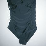 Black Beauty L Caged Sides One Piece Swim Suit Size L Photo 2