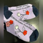 Her Universe Studio Ghibli Kiki's Delivery Service Jiji Floral Lavender Knee-High Socks Photo 3