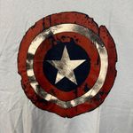 Captain America War Torn Shield Marvel T-shirt Size 2XL Photo 1