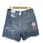 American Eagle  Highest Rise Baggy Shorts Comfort Stretch Waistband Size 14 NWT Photo 1