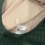 Shade & Shore Olive Green Ribbed Swimsuit by shade shore size L Photo 3