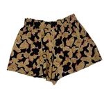 Kori Shorts Large Brown‎ Belted Paperbag Waist Boho Vacation Resortwear Brown Photo 1