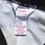 Candie's Green Black Grey Floral Leggings Flower Small S Shiny Abstract Photo 6