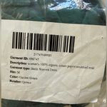 NWT Quince Women’s 100% Organic Cotton Poplin Smocked Midi Dress – Green, Size M Green Size M Photo 9