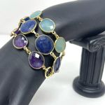 Sterling Silver  bracelets, 18K gold overlay and semiprecious stones Photo 1