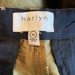 Anthropologie  Harlyn Dress Pants Cropped Silk Trouser Mustard Gold Metallic 10 Photo 11