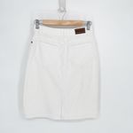 Saint James Jeans Elfy Denim Skirt White High Rise Stretch Pencil Women's 4 Photo 4
