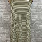 A New Day Green Striped Tank Dress Photo 0