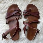 Altar'd State Altar’d State Stylish Strappy Brown Leather Sandals size 7 Photo 0