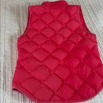 J.Crew XS down vest quilted pink Puffer VEST puffer feather zip Photo 2