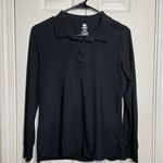 Mofiz Womens Black Long sleeve Polo Athletic Top Size Small Photo 0