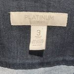 Chico's Platinum Denim Jacket Womens Size 3 (XL) Blue Jean Button Front Pockets Photo 3