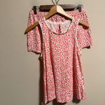 Kate Spade  ♠️ Pink Floral Pajama Short Set Tank- Size Small Photo 1