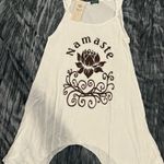 Kathmandu Imports White Namaste Tank Top Size S/M By Kathmandu  Photo 0