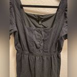AQUA  For Bloomingdale’s Black Ruffle Embroidered Mini Dress Size M New W/ Tag Photo 3