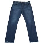 Democracy “Ab” Technology Cropped Skinny Jeans Dark Blue Size 12 Photo 4