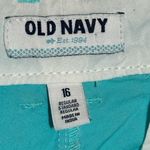Old Navy Teal Chino Shorts Photo 3
