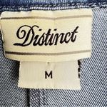 EUC Distinct Classic denim open jacket M urgly Diamond Embellished Boho Office Blue Size M Photo 6