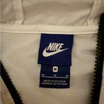 Nike White Hooded Jacket with Black Accents Photo 3