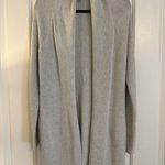 Lilly Pulitzer  Tatum Cardigan Sweater Gray Metallic Fringe Tassel Size M Photo 0