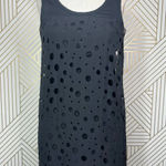 Liviana Conti Black‎ Circle Cutout Sleeveless Tank Dress Size 40 / US 6 Black Photo 2
