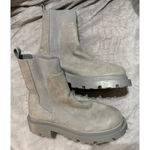 Dolce Vita Women Brody Fashion Boot Gray Size 11 Pull On Chunky Calf High‎ Photo 3