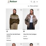 Barbour Heritage Sweater Wool Cashmere Red Knit Gold Buttons Preppy Women’s Sz 6 Photo 10