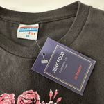 NWT Grateful Dead Shirt XS Black Concert Tee Neon Rock Band Junk Food T Shirt Photo 2