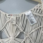 H&M Coachella Fringe Vest Women's Festival Concert Bohemian Sz M Crotchet Photo 1