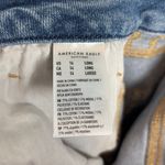 American Eagle  Distressed Curvy Mom Jeans Stretch Size 14 Long Photo 4