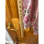 Oscar de la Renta Vintage  Black Pink Feminine Floral Robe & Gown Set Slip Dress Photo 3