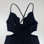 Urban Outfitters Scalloped V-Neck Mini Dress Waist Cutouts Open Back Medium NWT Photo 5