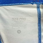 Nike Pro compression shorts women's small blue peach and grey. Photo 4