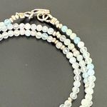 Handcrafted Blue Micro Beads Sterling Silver Dragonfly Pendant 16” Necklace 5g. Photo 11