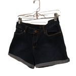 sts blue  high rise dark rinse size 7 jean shorts. Photo 1