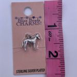 Sterling Silver Bliss  pleated carousel horse charm- New Photo 5