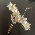 Anthropologie  Potters Pot black sequin heron dress small Photo 2