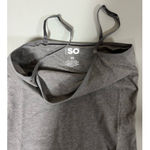 Sonoma SO Gray Grey ‘The Favorite Cami’ Shelf-Bra Camisole Tank Top Shirt Size XS 🩶 Photo 4