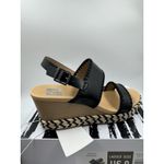 Dolce Vita Black Esmaya Espadrille Platform Wedge Sandals NEW Size 9 Photo 7