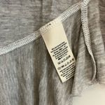 Free People We the Free Gray Heather Ruffle Uptown Sleeveless Tank Top Photo 5