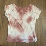Brandy Melville  Tie-Dye T-Shirt – Pink & White Photo 1